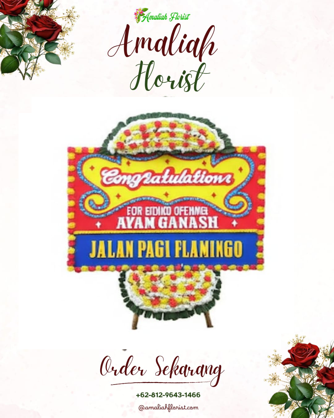 Sewa Papan Bunga Langkat